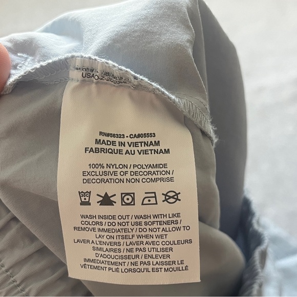 Nike Sportswear Everything Woven Mid-Rise Open-Hem Trousers Sz XS Blue - Picture 7 of 8